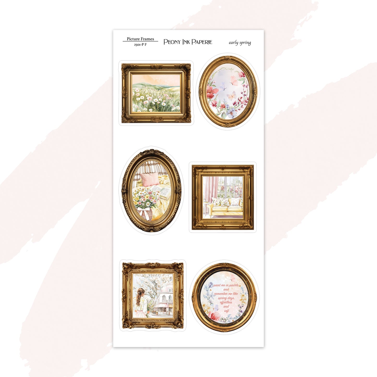 early spring | picture frames | Journal Collection