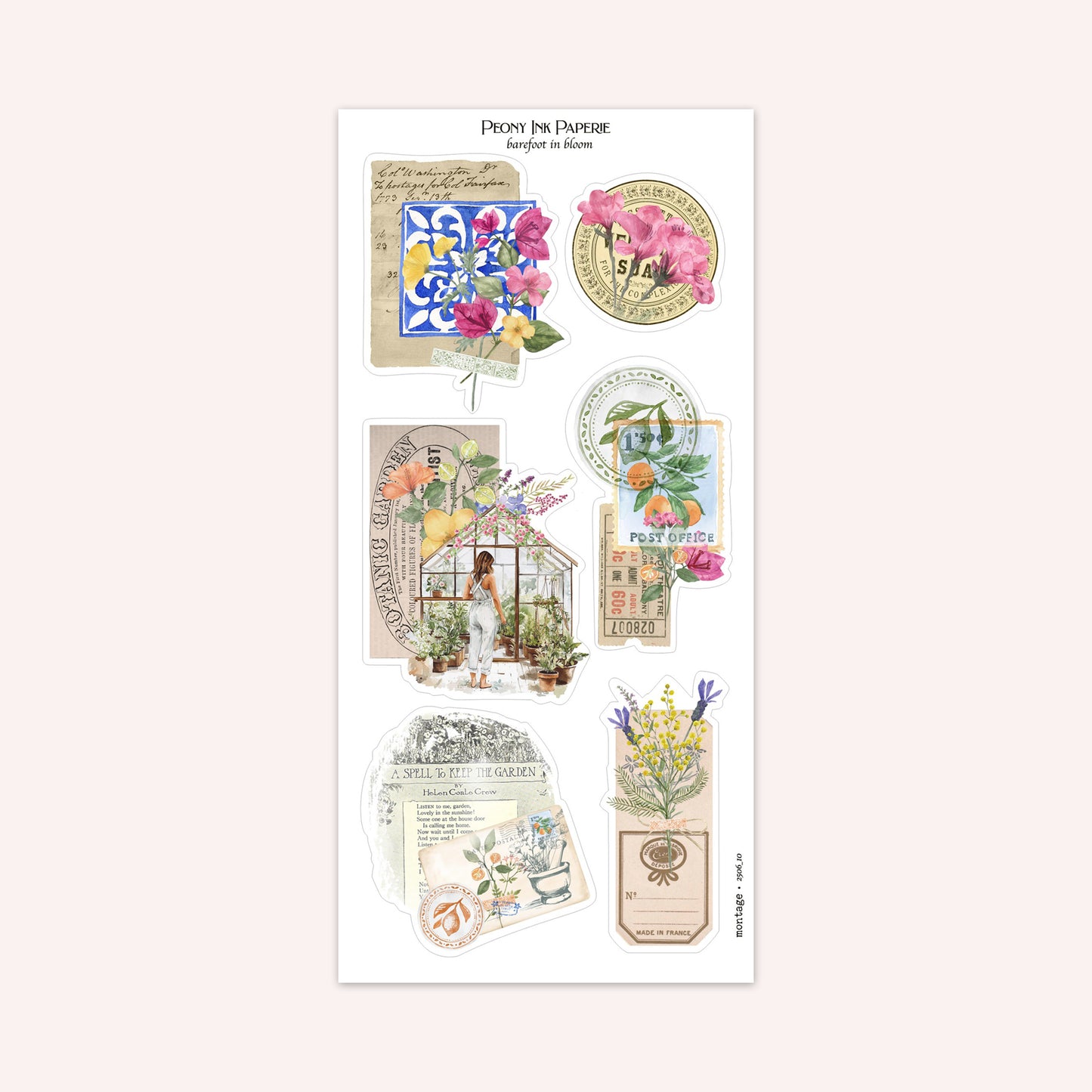 Journaling Kit | barefoot in bloom | Sticker Kit | Floral Deco | Bullet Journal | Planner Stickers | A La Carte Available