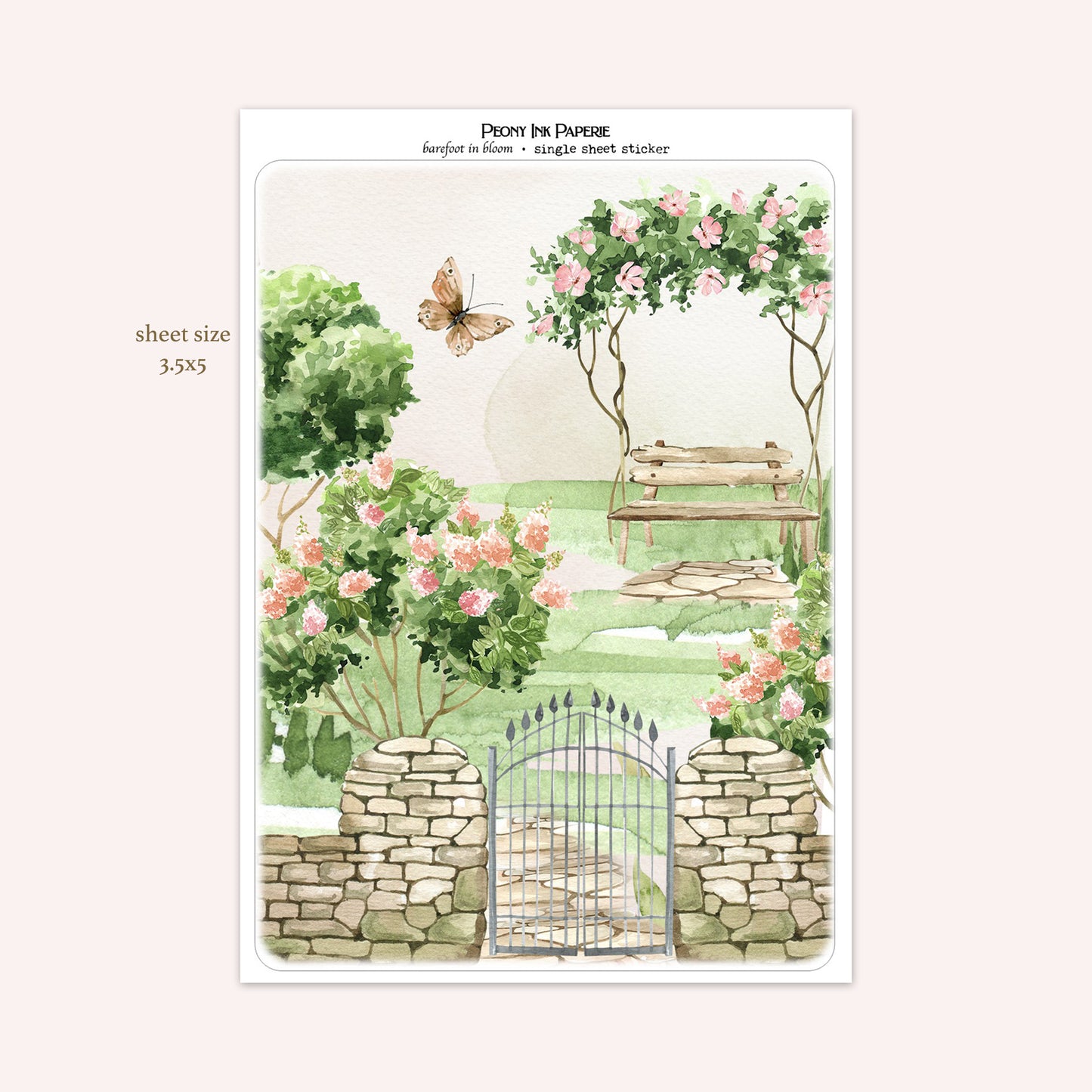 Journaling Kit | barefoot in bloom | Sticker Kit | Floral Deco | Bullet Journal | Planner Stickers | A La Carte Available