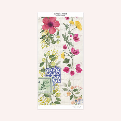 Journaling Kit | barefoot in bloom | Sticker Kit | Floral Deco | Bullet Journal | Planner Stickers | A La Carte Available