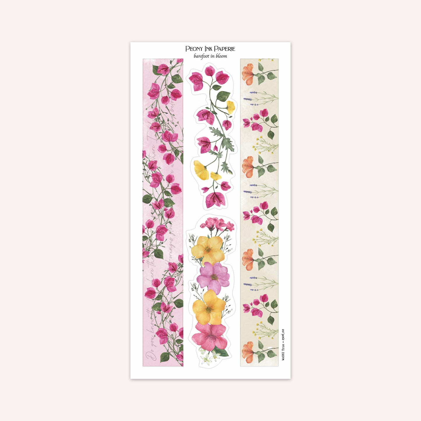 Journaling Kit | barefoot in bloom | Sticker Kit | Floral Deco | Bullet Journal | Planner Stickers | A La Carte Available