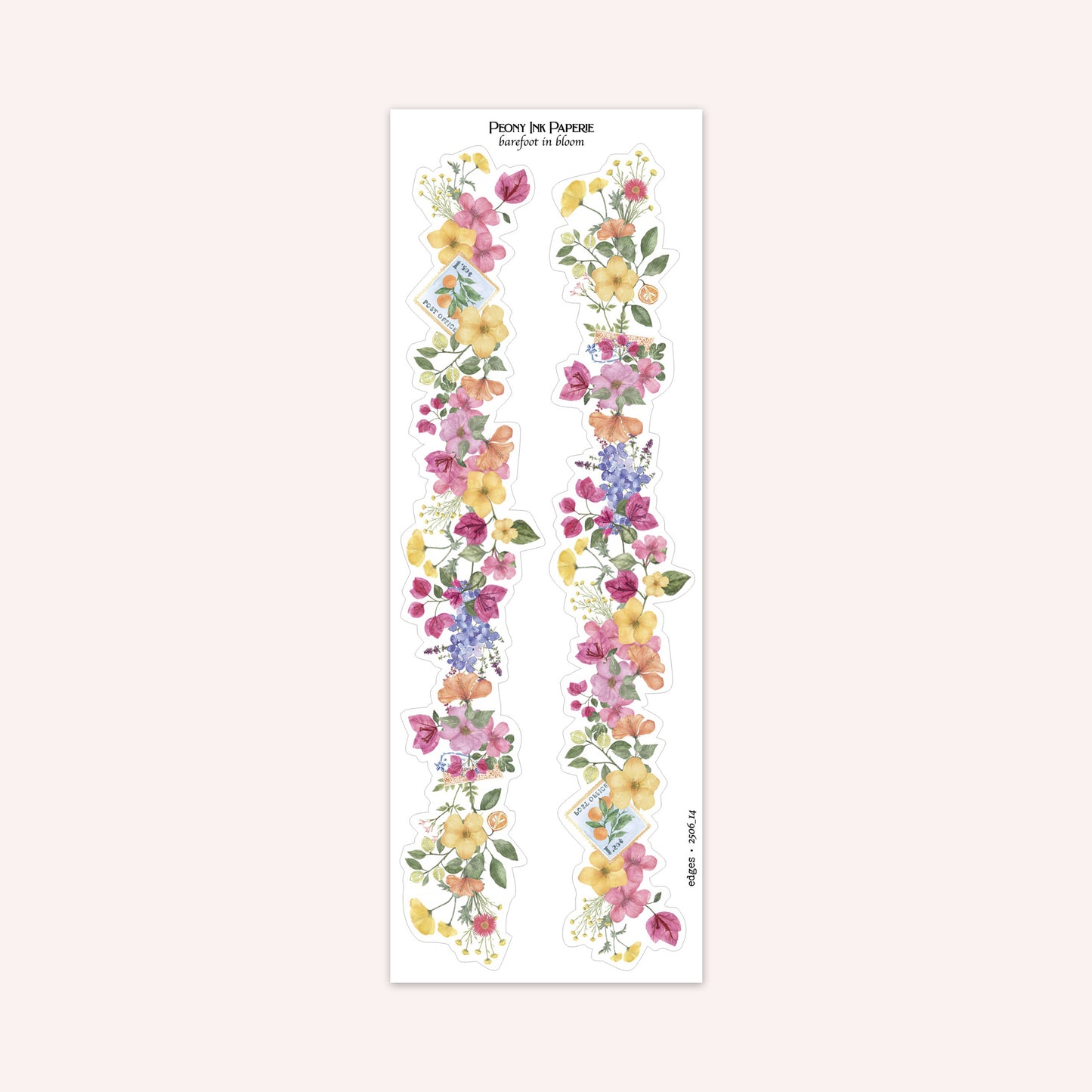 Journaling Kit | barefoot in bloom | Sticker Kit | Floral Deco | Bullet Journal | Planner Stickers | A La Carte Available