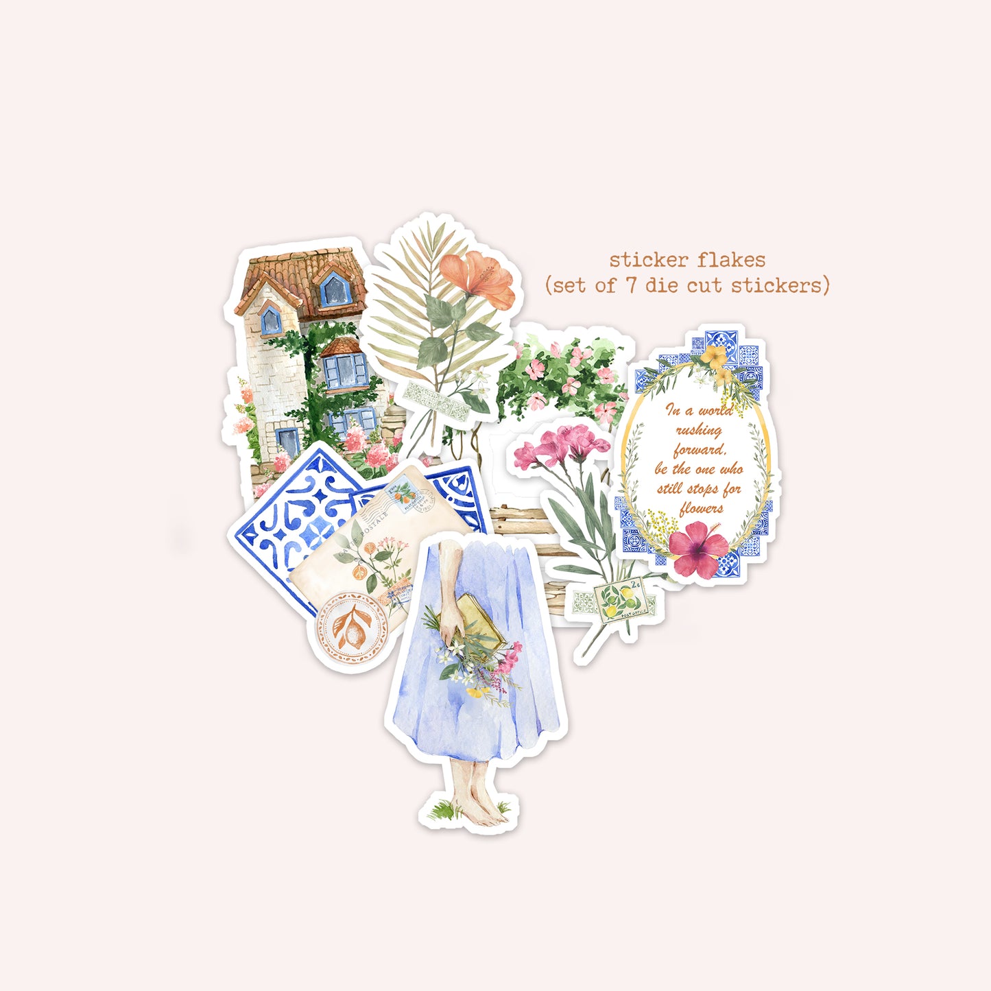 Journaling Kit | barefoot in bloom | Sticker Kit | Floral Deco | Bullet Journal | Planner Stickers | A La Carte Available