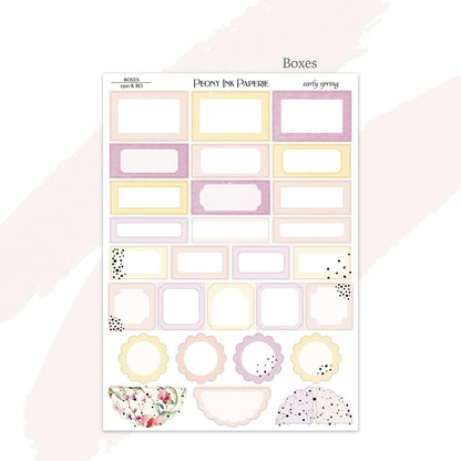 early spring | Weekly Kit | Gold or Silver Foil