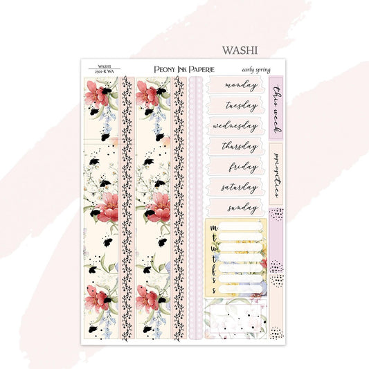 early spring | Weekly Kit | Gold or Silver Foil