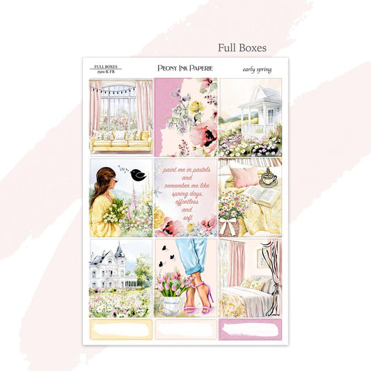 early spring | Weekly Kit | Gold or Silver Foil