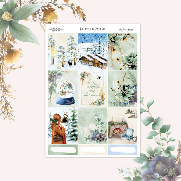 the first frost | Weekly Kit | Gold or Silver Foil