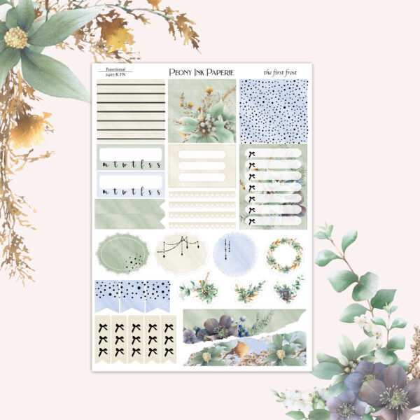 the first frost | Weekly Kit | Gold or Silver Foil - Image 5