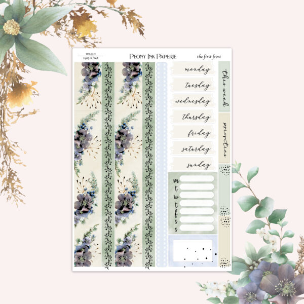 the first frost | Weekly Kit | Gold or Silver Foil - Image 3