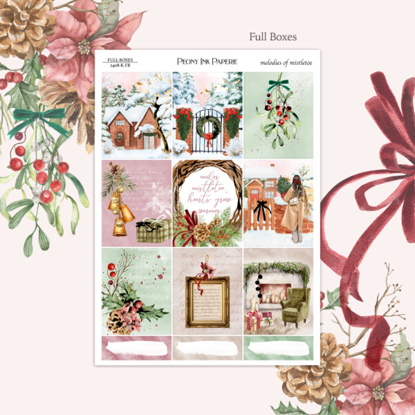 melodies of mistletoe | Weekly Kit | Gold or Silver Foil