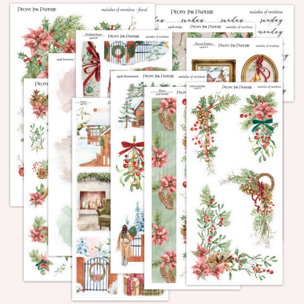 Journaling Collection | melodies of mistletoe(Full Bundle)