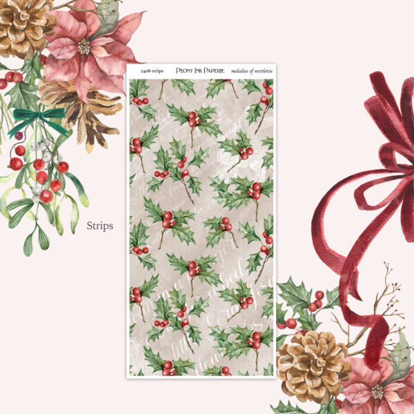 melodies of mistletoe | Thin Strip | Journal Collection