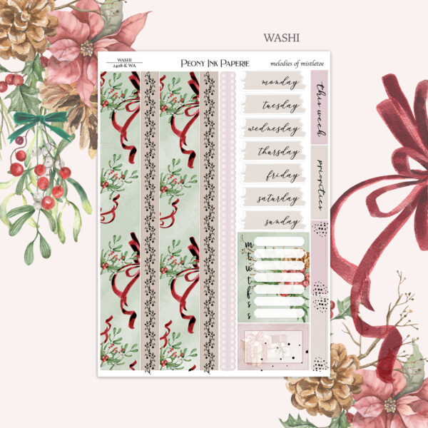 melodies of mistletoe | Weekly Kit | Gold or Silver Foil - Image 3