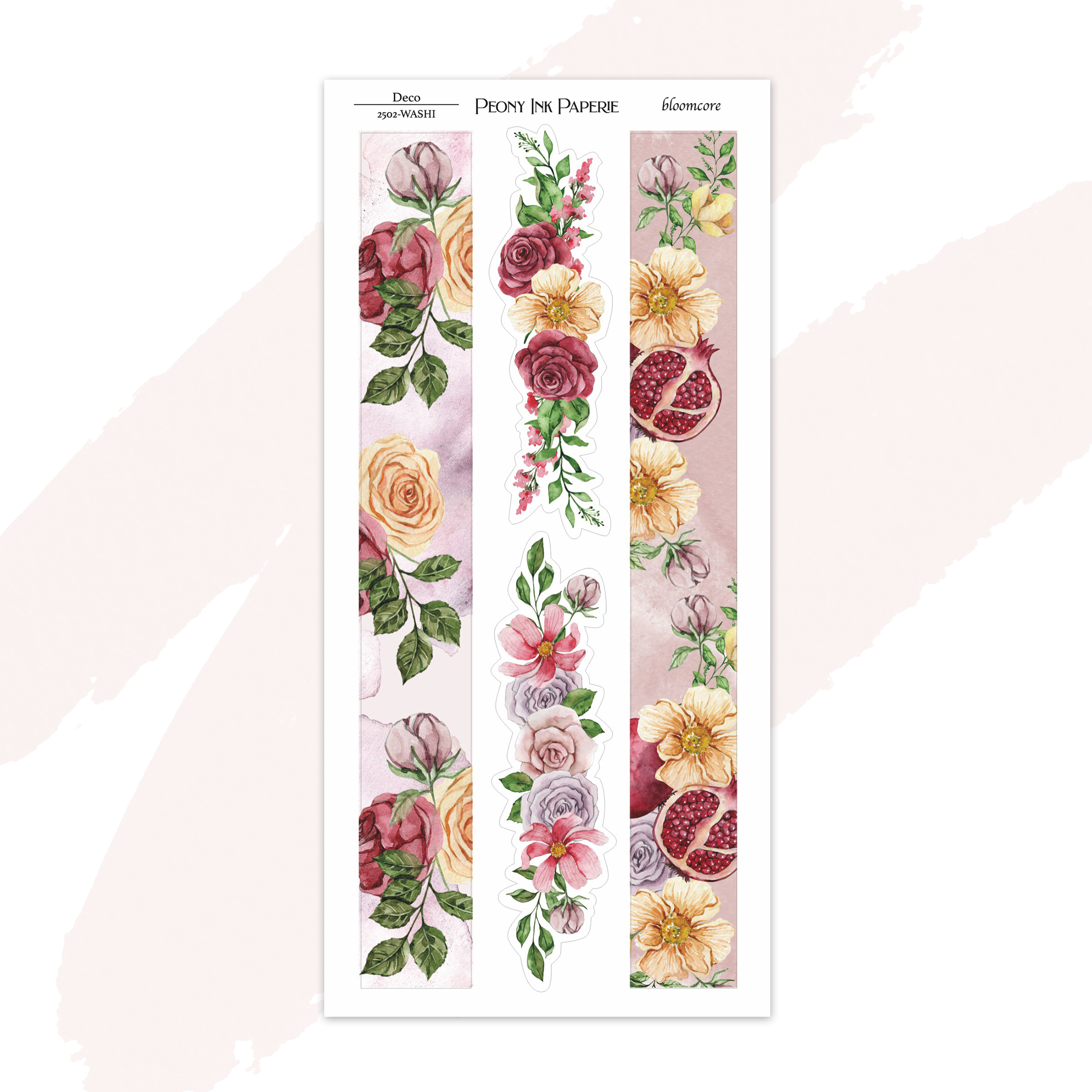 bloomcore | Washi Trim | Journal Collection